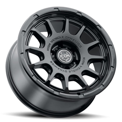 ICON Alloys Rancho 20x9 / 6x5.5 / 0mm / 5in BS DBL Black Wheel