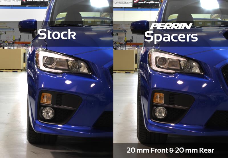 Perrin Performance PERRIN 15-26 Subaru WRX / 05-21 STI 20mm Wheel Spacers 5x114.3 56mm CB - Pair
