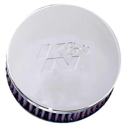 K&N Engineering K&N Universal Chrome Filter 2.438in Flange ID x 5.125in OD x 2in H