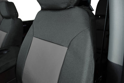 Covercraft 19-24 Dodge Ram 1500 Endura PrecisionFit Custom Second Row Seat Covers - Charcoal/Silver