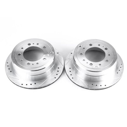 PowerStop Power Stop 98-07 Lexus LX470 Rear Evolution Drilled & Slotted Rotors - Pair