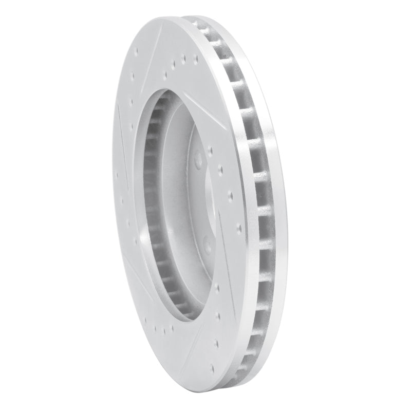 R1 Concepts R1 01-07 Buick Rendezvous Front Right Drilled & Slotted Silver Brake Rotor