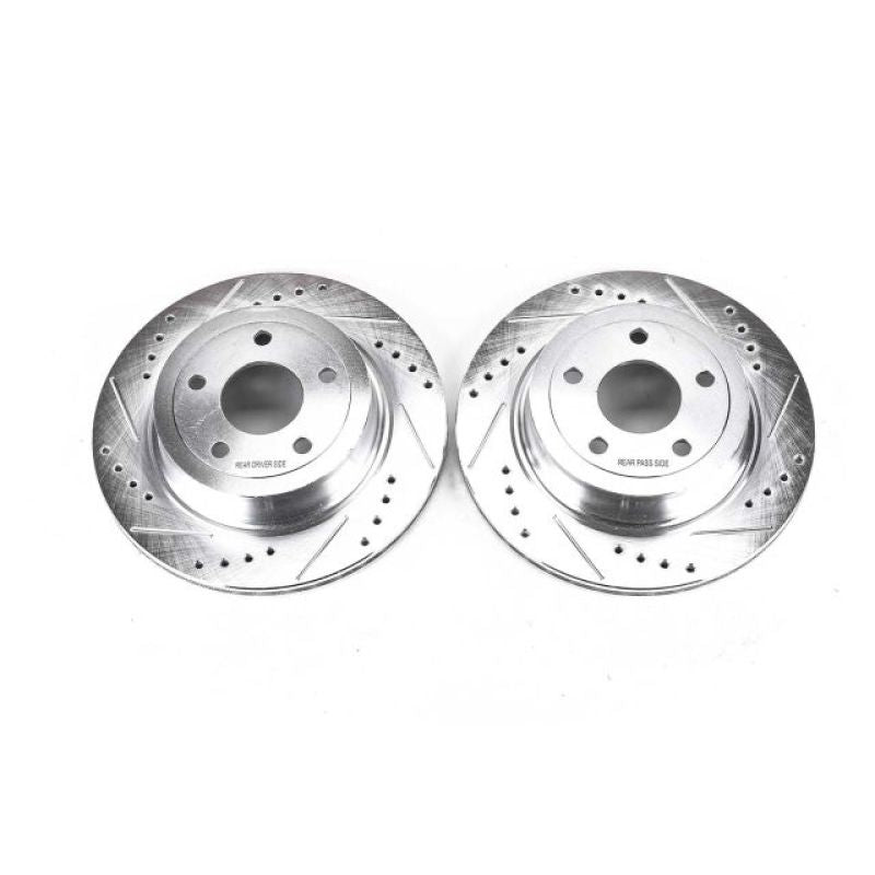 PowerStop Power Stop 09-10 Chevrolet Cobalt Rear Evolution Drilled & Slotted Rotors - Pair
