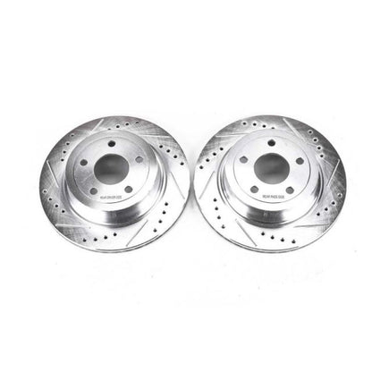 PowerStop Power Stop 09-10 Chevrolet Cobalt Rear Evolution Drilled & Slotted Rotors - Pair