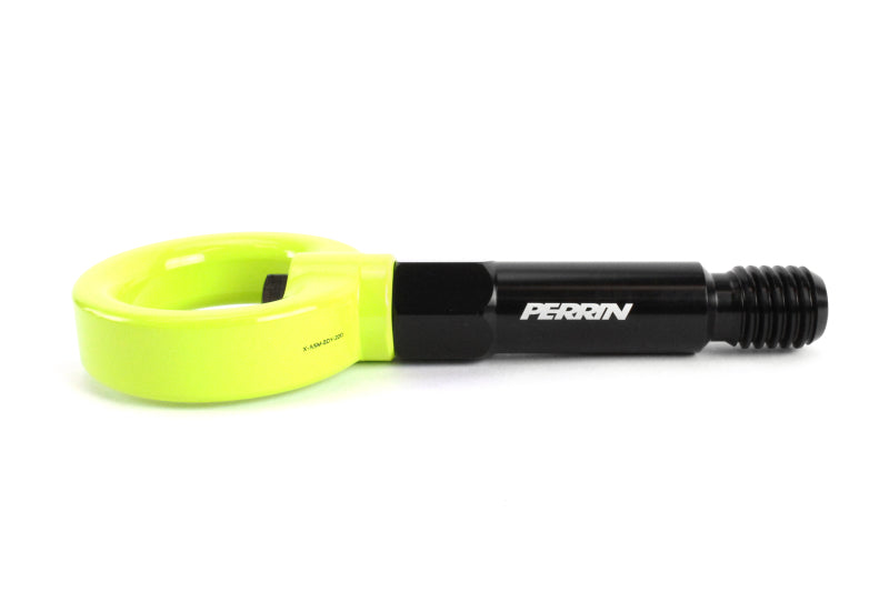 Perrin Performance PERRIN 20-25 Toyota Supra Tow Hook Kit (Rear) - Neon Yellow