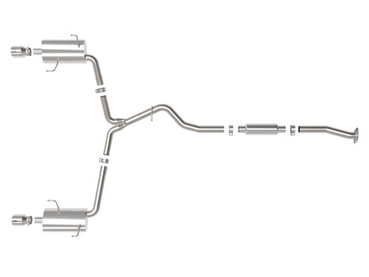 aFe Subaru Forester XT 14-18 H4-2.5L Takeda 2-1/2in to 2-1/4in 304 SS Cat-Back- Polished Tip
