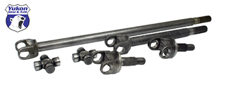 Yukon Gear & Axle Yukon Gear 4340 Chrome-Moly Replacement Axle Kit For Jeep TJ / YJ & XJ Dana 30 / w/ Super Joints