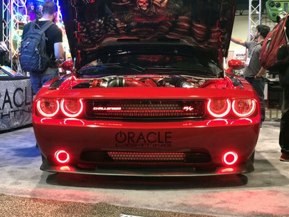 ORACLE Lighting Oracle Dodge Challenger 08-14 LED Waterproof Halo Kit - ColorSHIFT w/o Controller