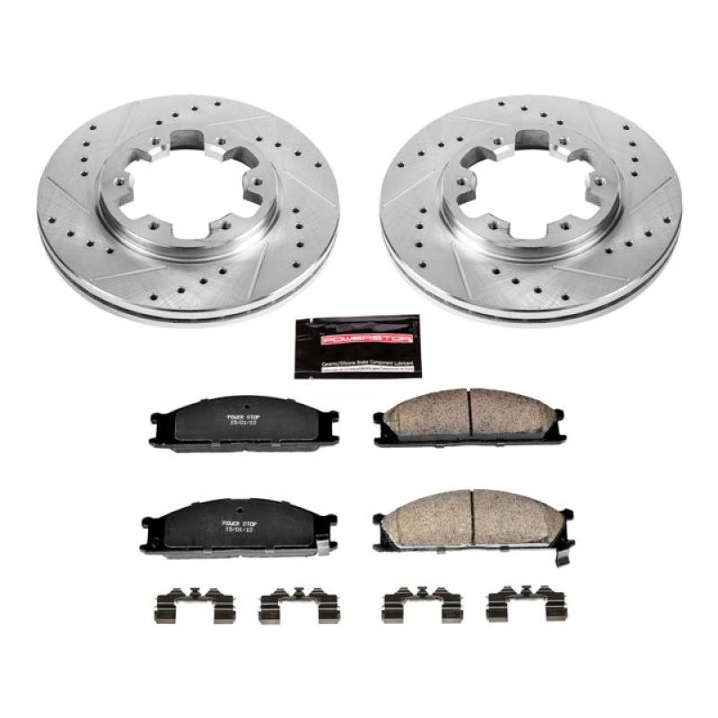 PowerStop Power Stop 86-94 Nissan D21 Front Z23 Evolution Sport Brake Kit