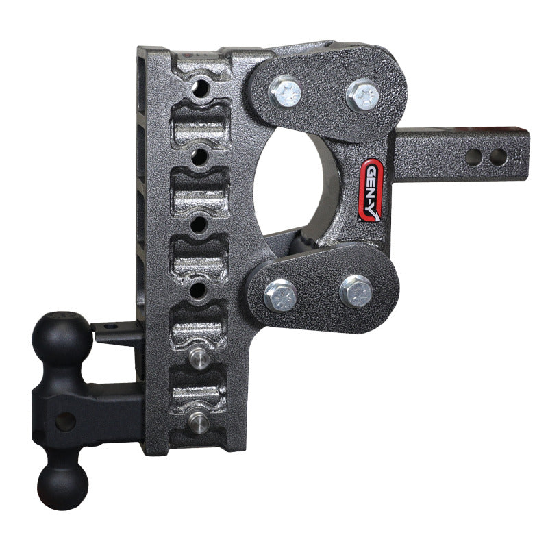 GEN-Y Hitch Gen-Y The Boss Torsion-Flex 2in Shank 10in Drop 10K Hitch w/GH-031 Dual-Ball/GH-032 Pintle Lock