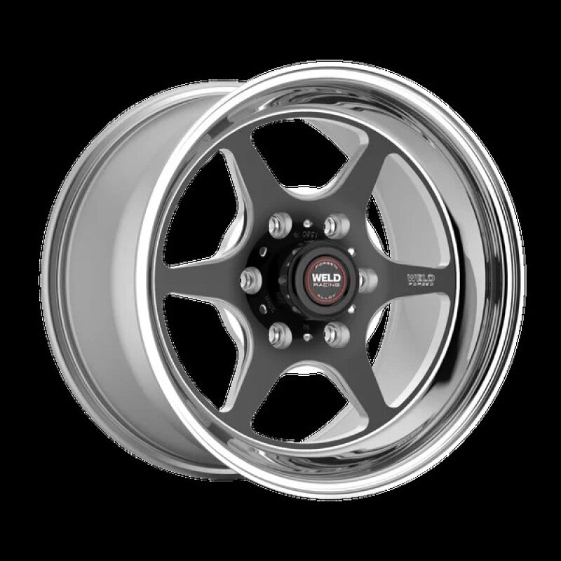 Weld S79 HD S79 20x7in / 6x139.7 BP / 4.5in BS Black Center - Polished Shell Wheel