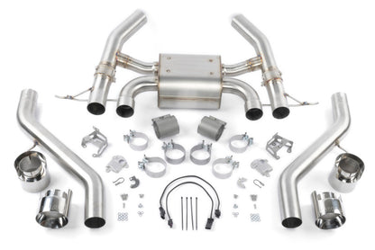 Dinan 23-26 BMW M2 (G87) Valved Axleback Exhaust System - Polished Tips