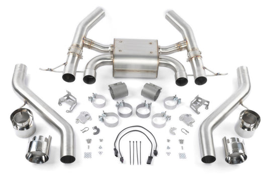 Dinan 23-26 BMW M2 (G87) Valved Axleback Exhaust System - Polished Tips