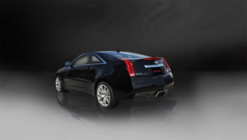 CORSA Performance Corsa 2011-2015 Cadillac CTS Coupe V 6.2L V8 Black Sport Axle-Back Exhaust