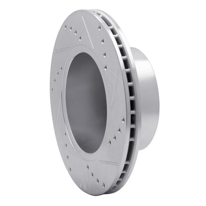 R1 Concepts R1 99-04 Land Rover Discovery Front Left Drilled & Slotted Silver Brake Rotor