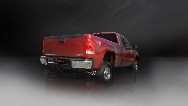 CORSA Performance Corsa 2011-2013 Chevrolet Silverado Ext. Cab/Std. Bed 2500 6.0L V8 Polished Sport Cat-Back Exhaust