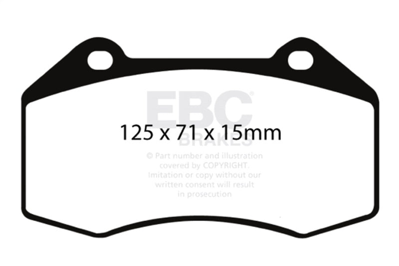 EBC Racing 2017+ Alpine A110 RP-1 Race Front Brake Pads