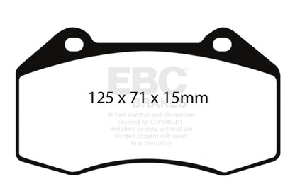 EBC Racing 2017+ Alpine A110 RP-1 Race Front Brake Pads