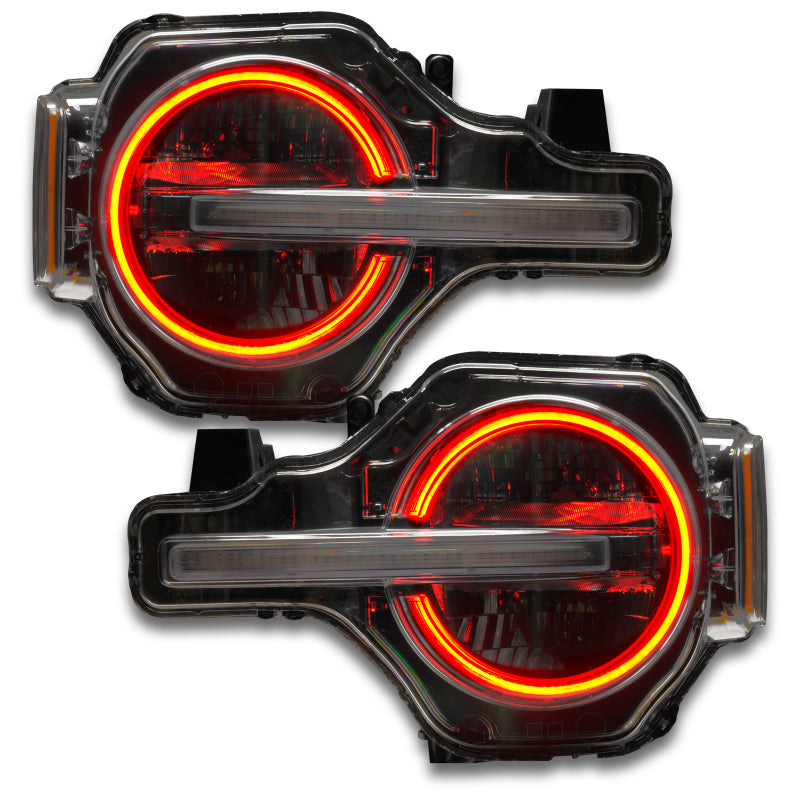 ORACLE Lighting Oracle 2021 Ford Bronco DRL Upgrade w/ Halo Kit - ColorSHIFT w/ BC1 Controller
