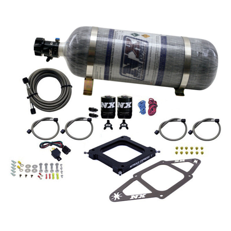 Nitrous Express 4500 Assassin Plate System Pro Power Alcohol 100-500HP (12lb Bottle)