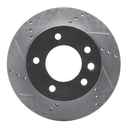 R1 Concepts R1 02-06 Dodge Sprinter 2500 Front Left Drilled & Slotted Silver Brake Rotor