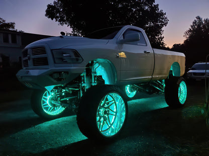 ORACLE Lighting Oracle LED Illuminated Wheel Rings - Aqua