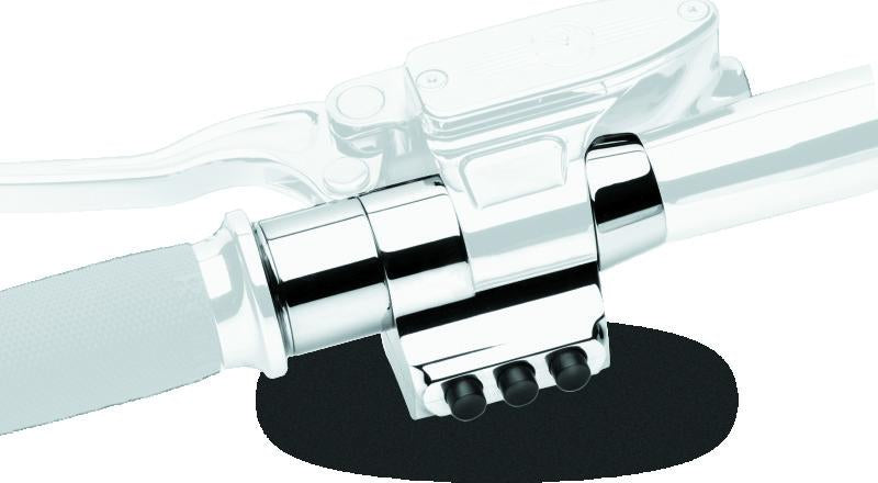 Performance Machine Switch Assembly 3 Button Left Side - Chrome