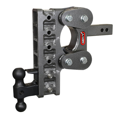 GEN-Y Hitch Gen-Y The Boss Torsion-Flex 3in Shank 12in Drop 21K Hitch w/GH-061 Dual-Ball/GH-062 Pintle Lock