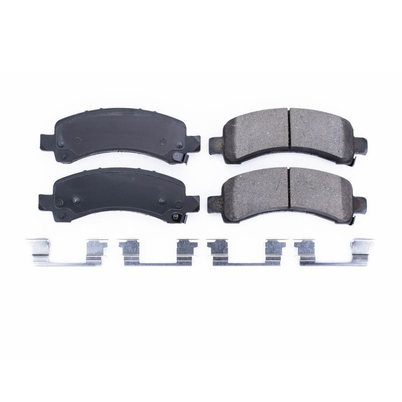 PowerStop Power Stop 03-19 Chevrolet Express 2500 Rear Z17 Evolution Ceramic Brake Pads w/Hardware