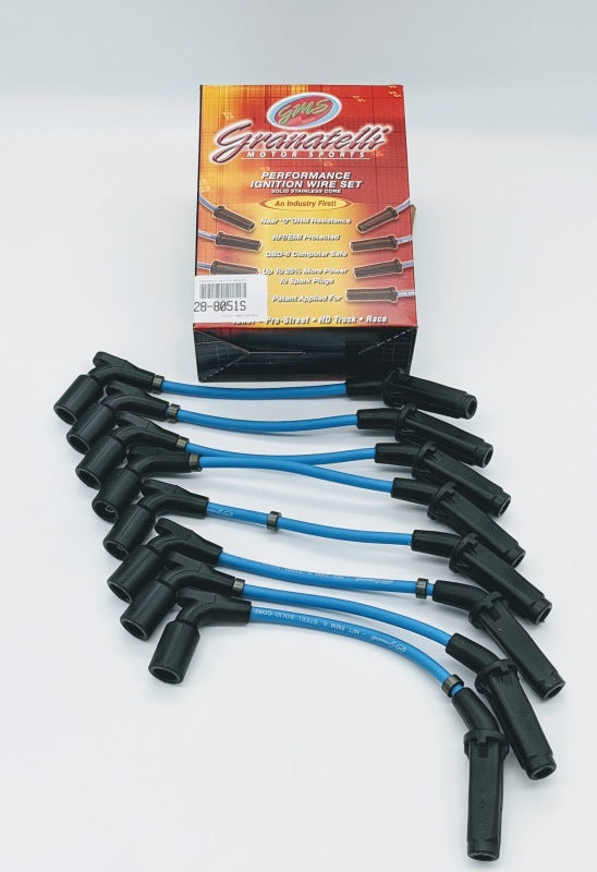 Granatelli Motor Sports Granatelli 20-23 GM LT2 6.2L Straight Boot Hi-Perf Coil-Near-Plug Ignition Wire Connector Kit - Blue