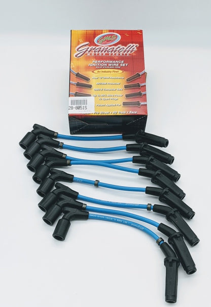 Granatelli Motor Sports Granatelli 20-23 GM LT2 6.2L Straight Boot Hi-Perf Coil-Near-Plug Ignition Wire Connector Kit - Blue