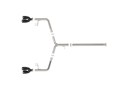 aFe Takeda 21-24 Kia K5 GT L4-2.5L (t) SS Axle-Back Exhaust System w/ Black Tips