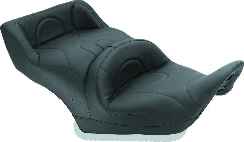 Mustang Motorcycle Mustang 12-17 Honda Gold Wing Standard Touring Heated 1PC Seat - Black