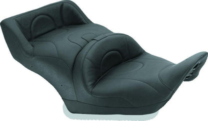 Mustang Motorcycle Mustang 12-17 Honda Gold Wing Standard Touring Heated 1PC Seat - Black