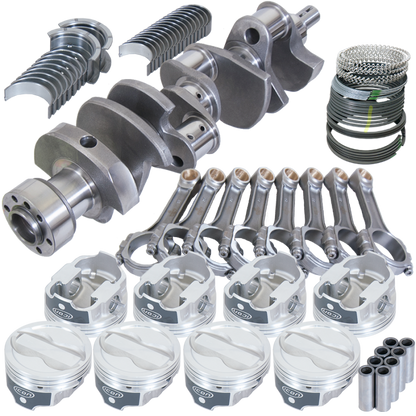Eagle Chevy LT1350 1Pc 3.750in Crank 6.000in I-Beam Rods -18cc 4.000in Pistons Rotating Assembly