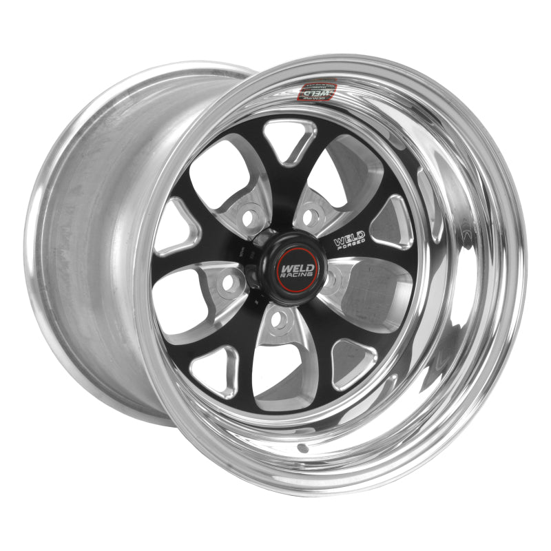 Weld S76 15x10.33 / 5x120mm BP / 7.5in BS Black Wheel (Low Pad) - Non-Beadlock