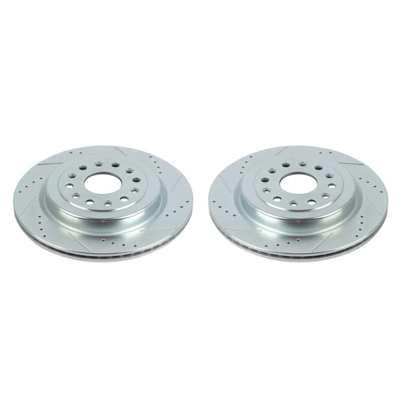 PowerStop Power Stop 19-20 Ram 1500 Rear Evolution Drilled & Slotted Rotors - Pair
