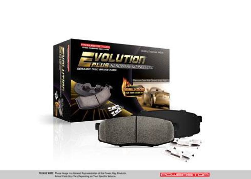 PowerStop Power Stop 17-18 Mercedes-Benz AMG GT Front Z17 Evolution Ceramic Brake Pads w/Hardware