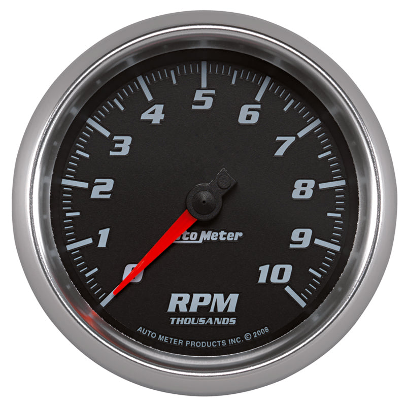 Autometer Pro-Cycle Gauge Tachometer 3 3/8in 10K Rpm Black
