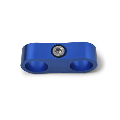 Russell Hose Separator For -12 Braided Hose Blue Anodize (2 Pack)