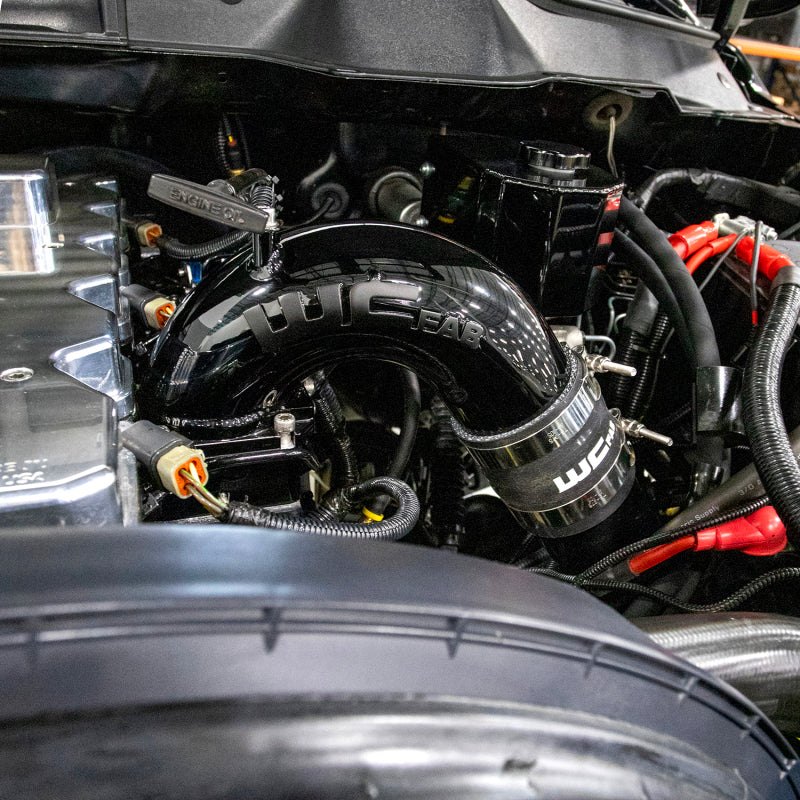 Wehrli 03-07 Cummins 5.9L D/S 3.5in. Intake Horn IC Pipe - Illusion Blueberry
