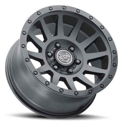 ICON Compression 18x9 6x135 6mm Offset 5.25in BS 87.1mm Double Black Wheel