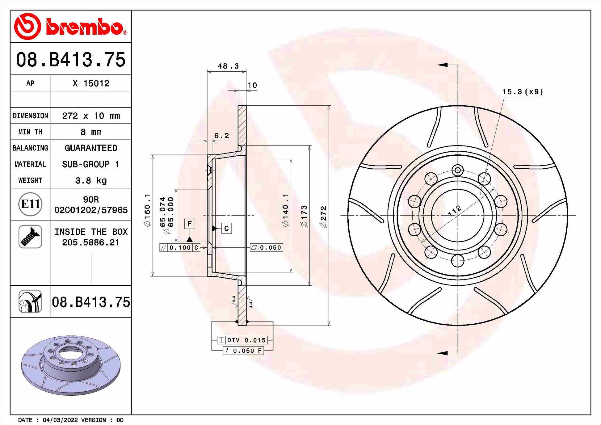 BBP 41434BBPZAM Disc Brake Caliper Repair Kit