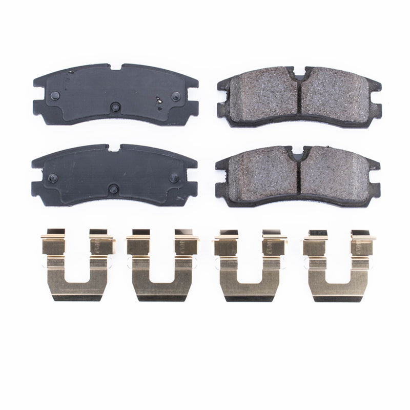 PowerStop Power Stop 98-02 Cadillac Seville Rear Z17 Evolution Ceramic Brake Pads w/Hardware