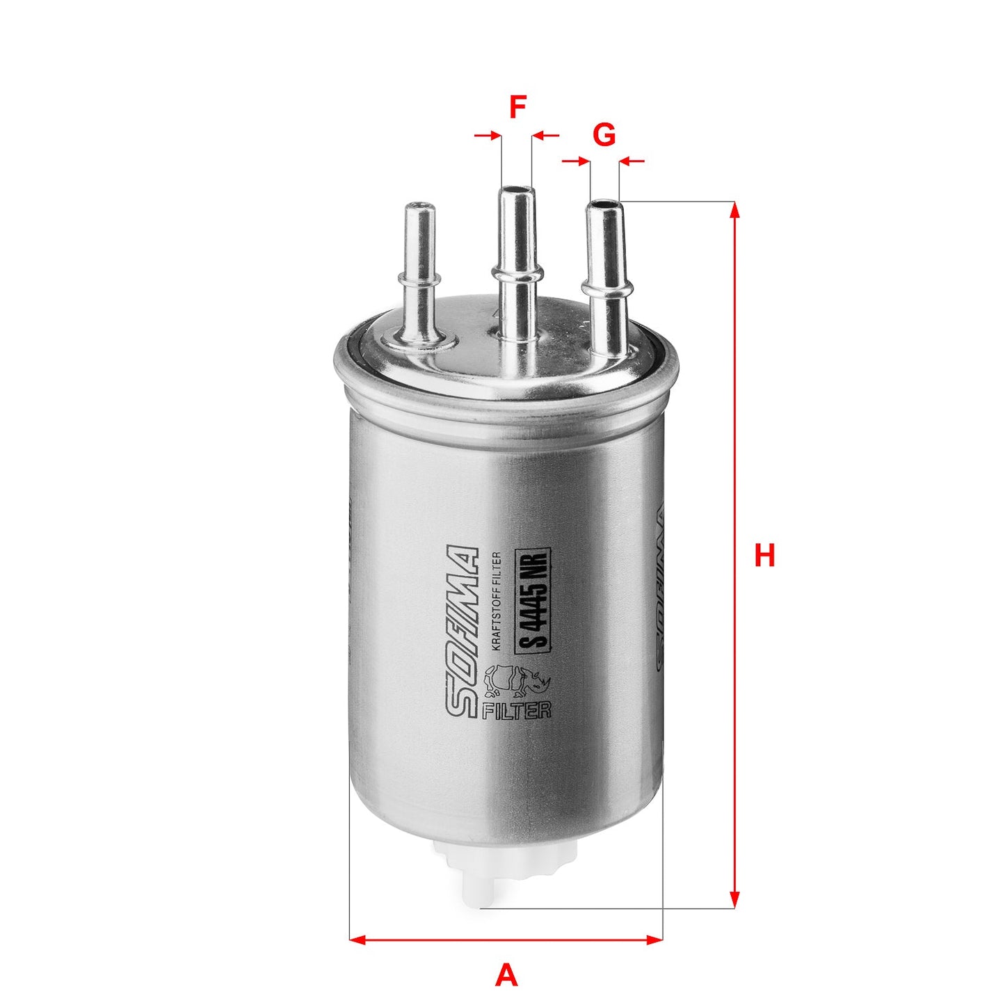 SOFIMA S4445NR Fuel Filter