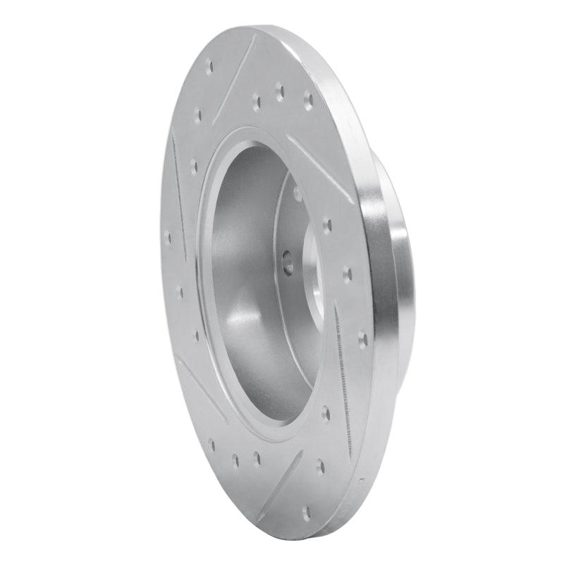 R1 Concepts R1 81-83 Renault Fuego Front Right Drilled & Slotted Silver Brake Rotor