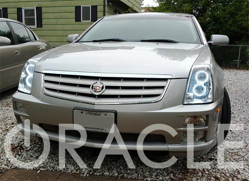 ORACLE Lighting Oracle 05-12 Cadillac STS LED Headlight Halo Kit - Blue