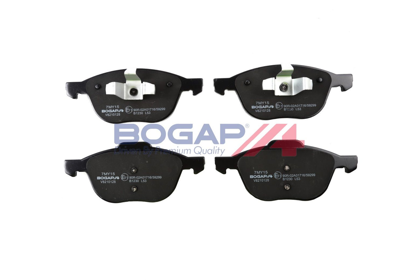 BOGAP V8210128 Brake Pad Set, Disc Brake