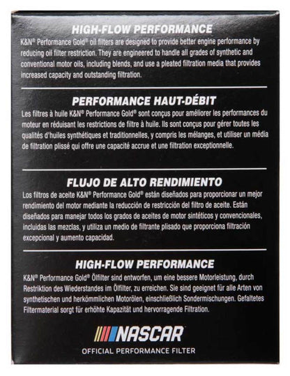 K&N Engineering K&N Performance Oil Filter for 06-11 BMW M5/M6 / 08-15 Porsche Cayenne 4.8L / 10-15 911 3.4L/3.8L