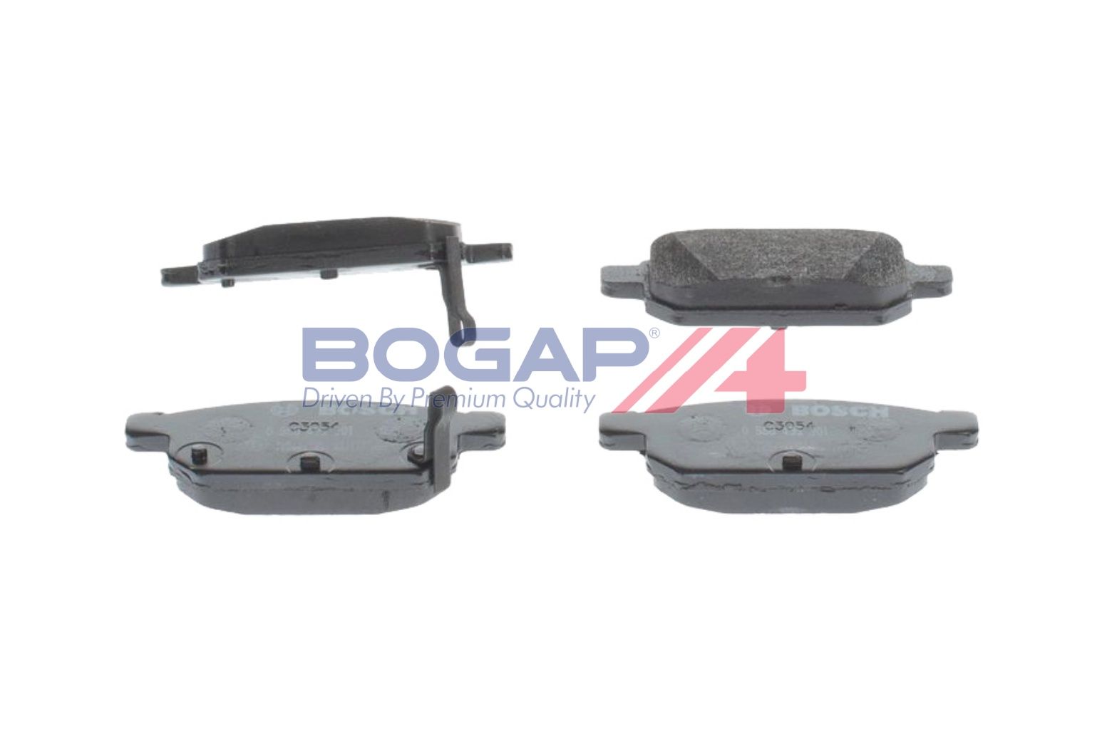 BOGAP U8210101 Brake Pad Set, Disc Brake